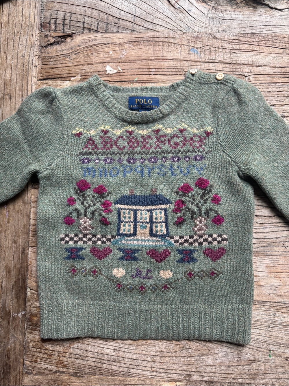 Polo by Ralph Lauren Wool Sweater — 2/3T